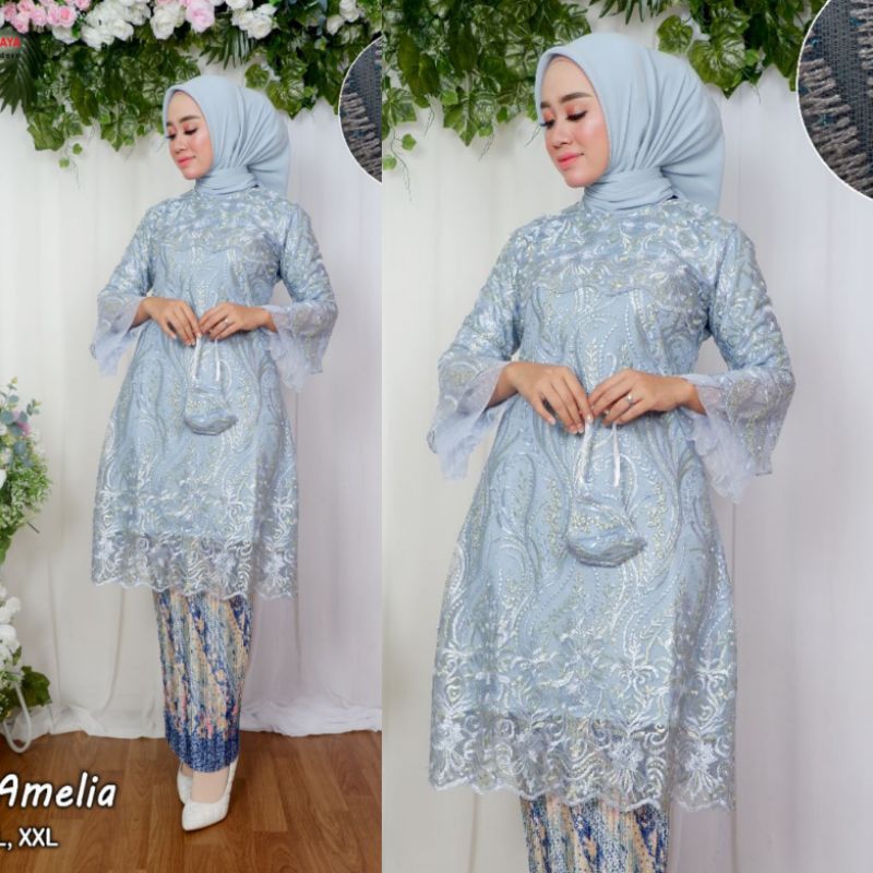 TUNIK AMELIA TANGAN BALON//BAHAN TULLE TWOTONE//SERAGAMAN KELUARGA//BAJU PESTA LAMARAN//KEBAYA WISUDA//KEBAYA MODERN//KEBAYA ORIGINAL//KEBAYA BALI//BAJU LEBARAN//BAJU KONDANGAN//KODE ADK//MDHBROTHER