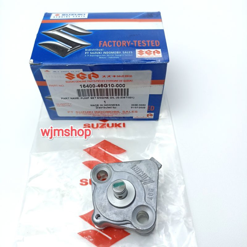 POMPA OLI SUZUKI SPIN SKYDRIVE SKYWAVE HAYATE 16400-46G10-000 ORIGINAL SGP SUZUKI GENUINE PARTS