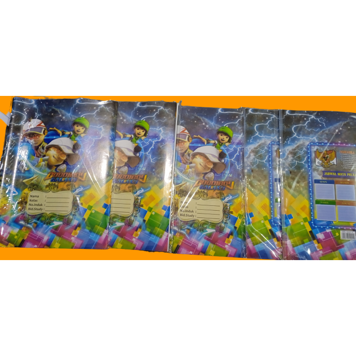 

Kertas Sampul Buku Kwarto Karakter (CEWEK & COWOK)