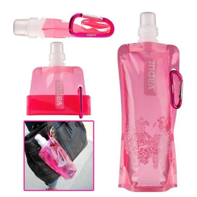 VAPUR Botol Minum Lipat  Camping Hiking Drinking Bottle 500ml - V5 - Multi-Color