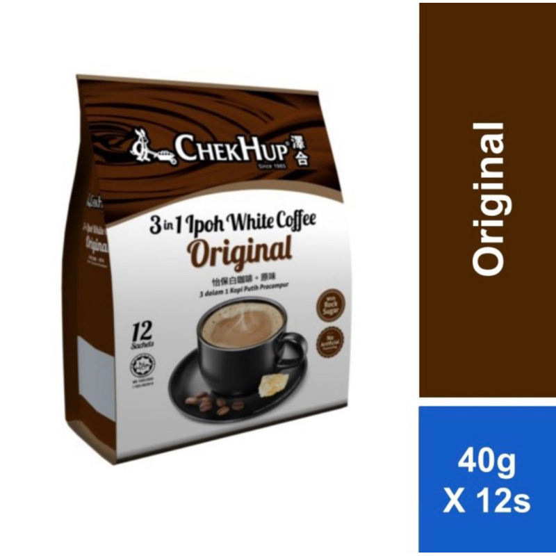 

ChekHup / Chek Hup 3in1 Ipoh White Coffee Original 12sachet