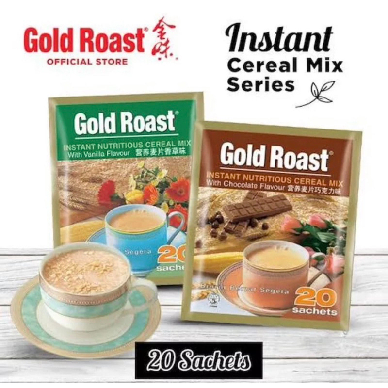 

Gold Roast Instant Cereal Vanilla / Chocolate 20sachet
