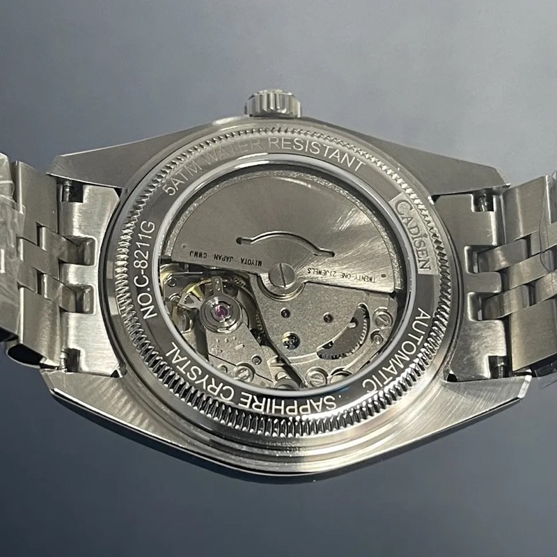 Cadisen Datejust Slate Gray Dial Roman Eternal Clasic Design Automatic