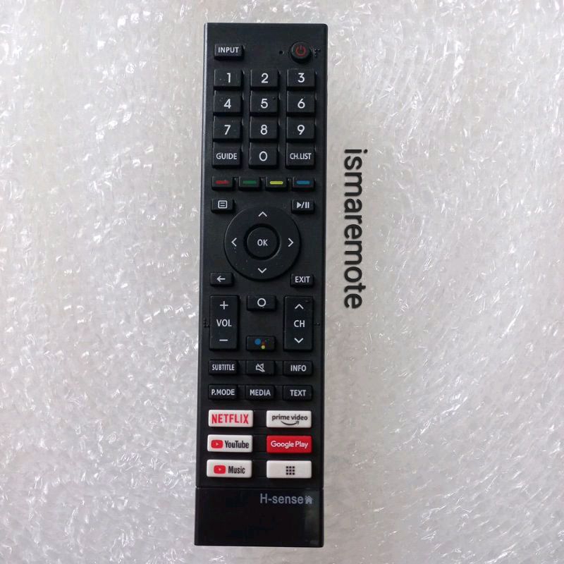 REMOTE REMOT TV HISENSE ANDROIT