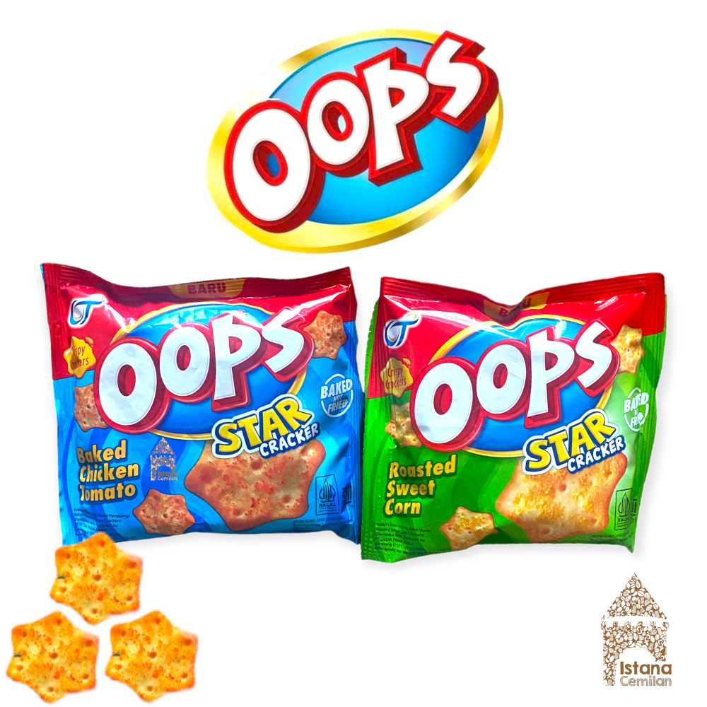 OOPS STAR Crispy Crackers 10 Gram SATUAN