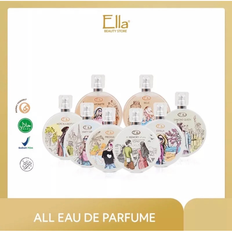 Eau De Parfume Parfum By Ella Skincare Awet dan Tahan Lama