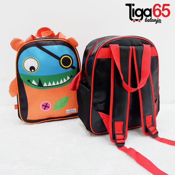 365 Backpack Fashion Tas Ransel Bahan Kulit Sintetis Halus Printing Warna / BAG RANSEL 9923 12&quot;