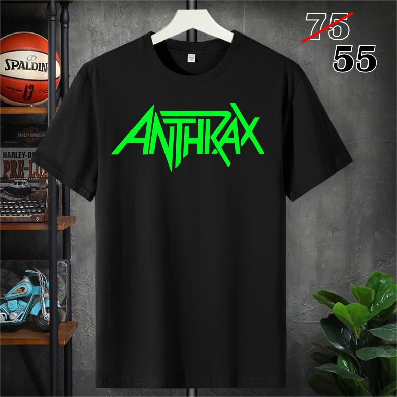 KAOS BAND / KAOS ANTHRAX / BAJU ANTHRAX / BAJU MUSIK ROCK METAL / MONO VERSION / ATASAN TERBARU MALA