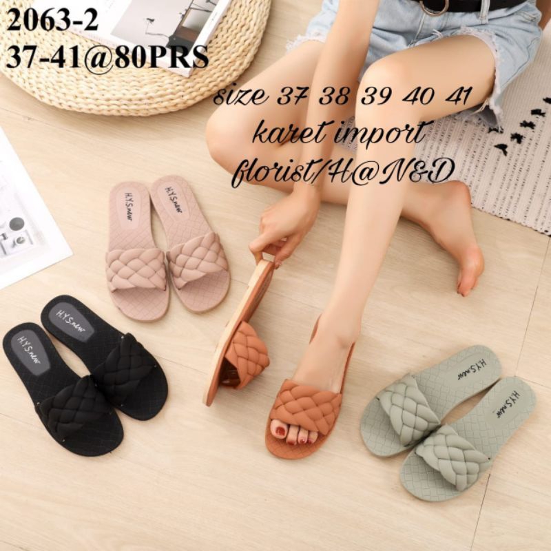 SANDAL SLOP KARET