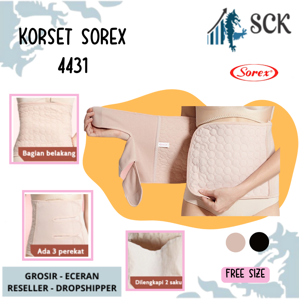 Korset SOREX 4431 Korset Pelangsing / Pengecil Perut stlh Melahirkan Wanita / Korset 4431 - sckmenwear GROSIR