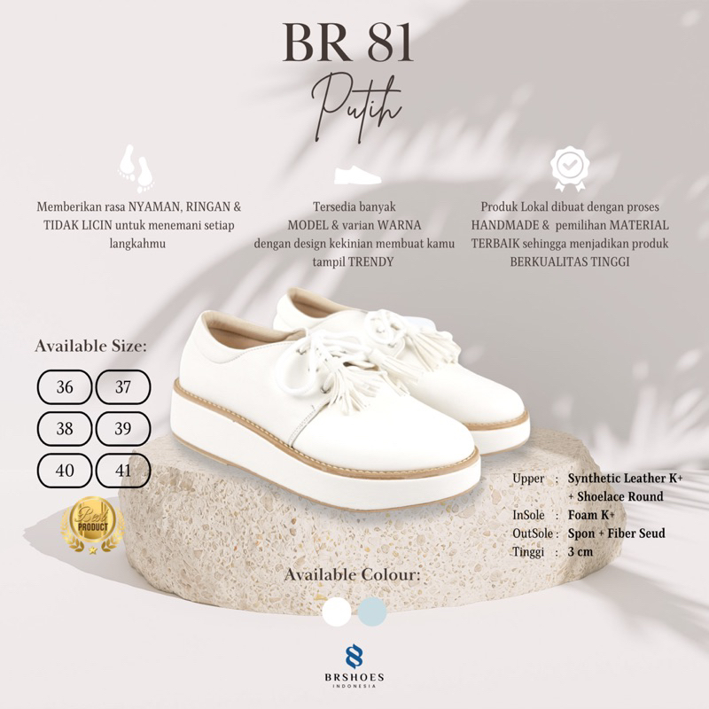 [SIAP KIRIM] Sepatu Wedges Wanita BRShoes81 Casual Berkualitas Premium Best Seller