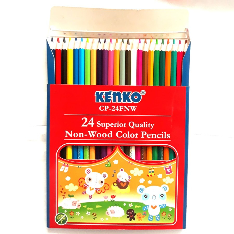 

Pensil Warna Kenko Nonwood 12 & 24 Warna
