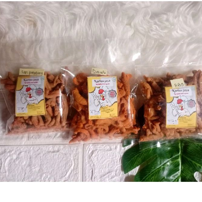 

Keripik Usus Ayam Super Crispy Kiloan Original Muraah Aneka Rasa 100 gram