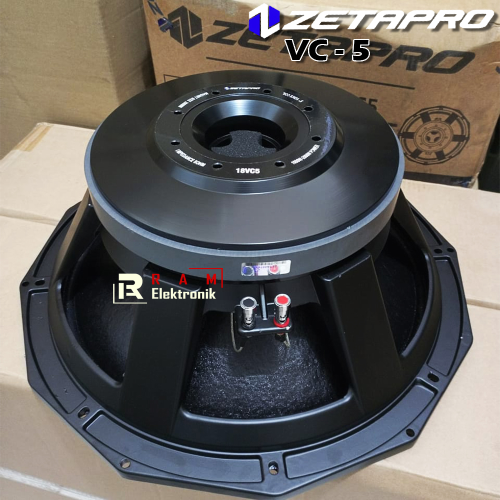 Komponen Speaker 18 Inch ZETAPRO 18VC5 | 18 VC5 Original 2000 Watt