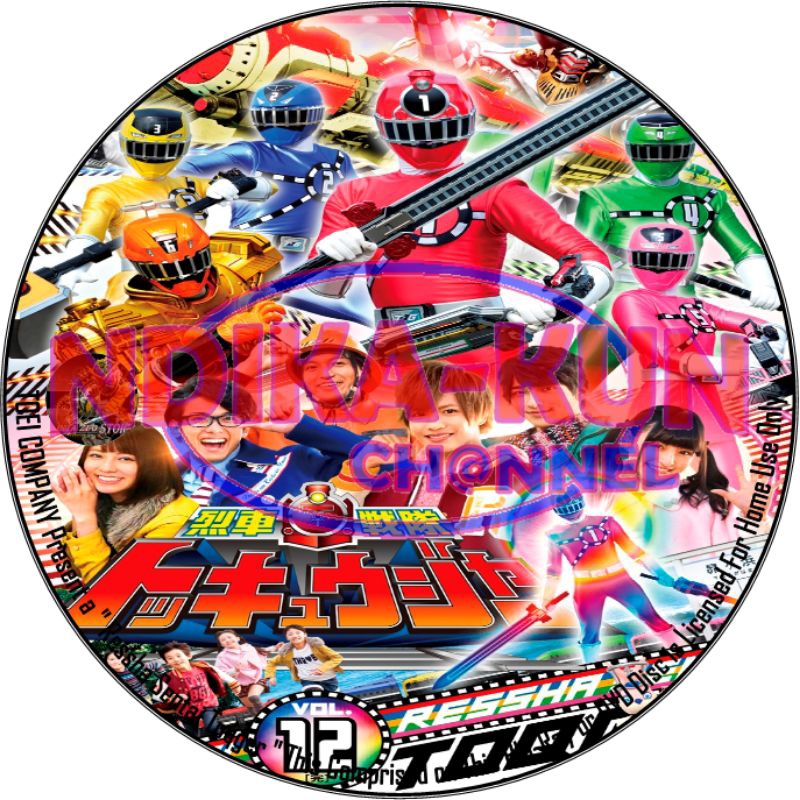 Kaset DVD Ressha Sentai Toqger Subtitle Indonesia Full Episode