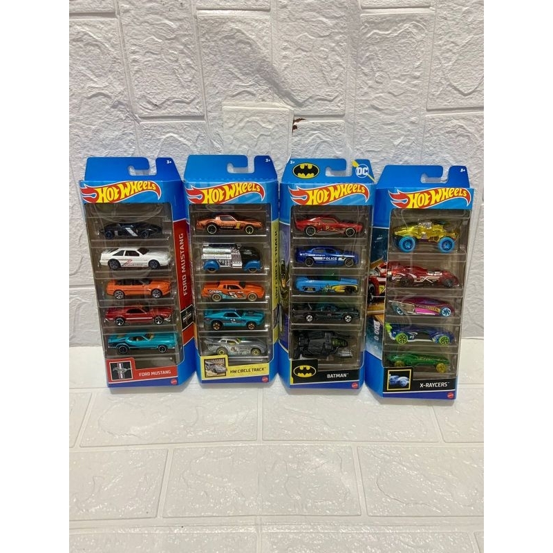 Hot Wheels Gift Pack 5 Cars Pack Mainan Mobil Balap isi 5 Bisa Pilih