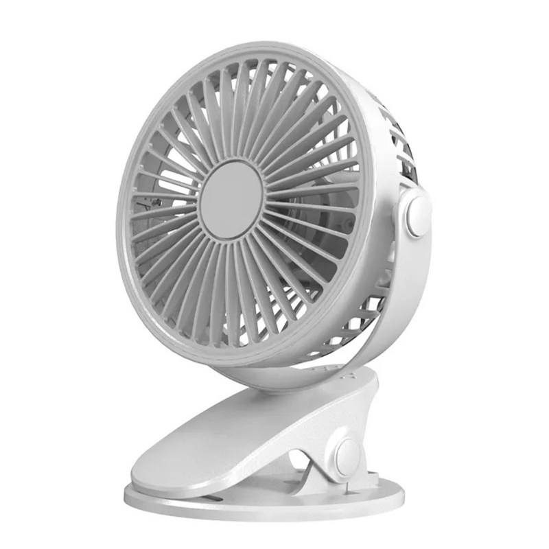 Kipas Angin Jepit Mini Fan Portable Meja / Tangan / Clip Gantung 360 ° Rotasi