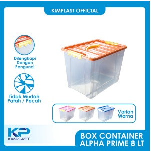 BOX CONTAINER KIM BC ALPHA PRIME CLEAR 8L