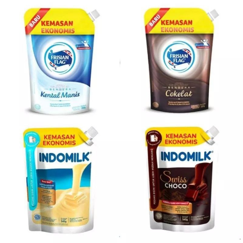 

Susu kental manis Frisian flag indomilk ff pouch 545gr