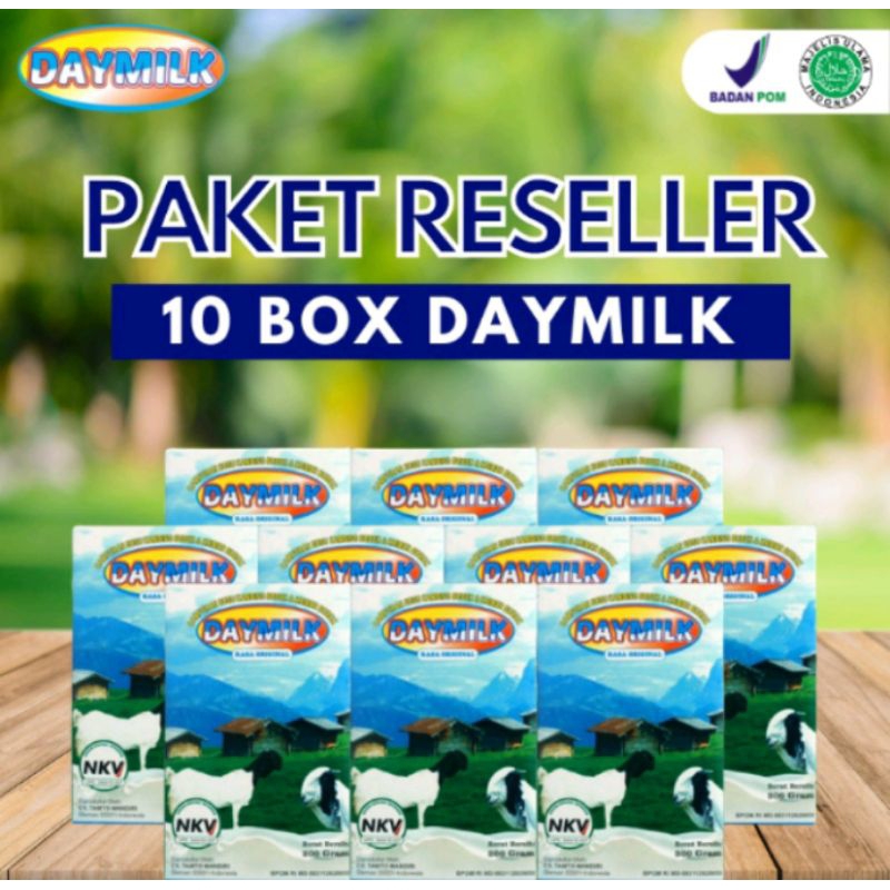 

SUSU DAYMILK - 10 Box - Palangkaraya - Atasi Gangguan Pernapasan dan Sistem Pencernaan Halal BPOM Original