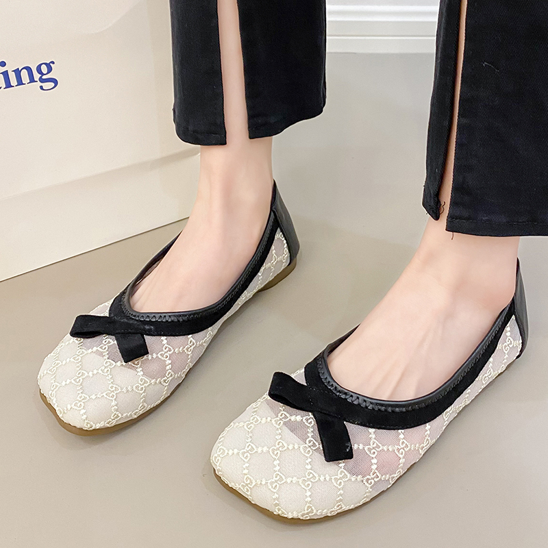 Korean Furing Sling Casual Slip On Flat Shoes / Sepatu Flat Wanita 5422 (35 - 40)