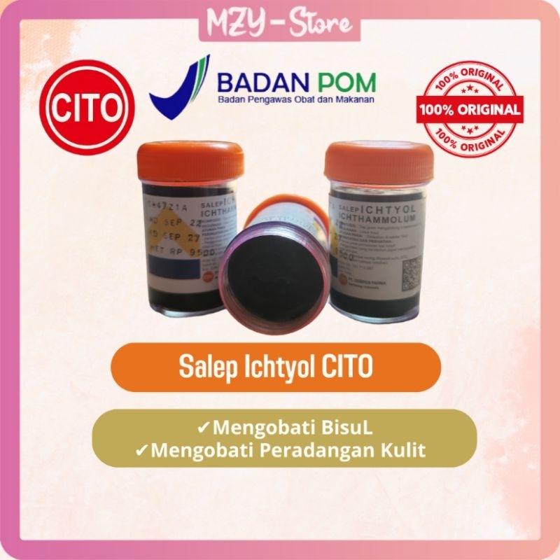 Salep Ichtyol 15 Gr CITO - Salep Bisul Salep Hitam Ichtiyol