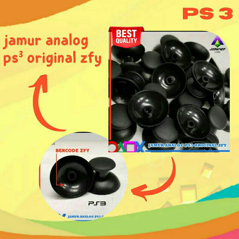 JAMUR ANALOG / TOPI ANALOG STIK PS3 STICK PS 3 TUTUP KEPALA DS3 ZFY