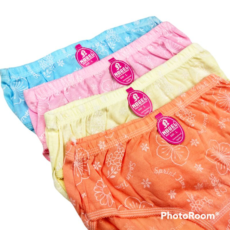 3 Pcs CD Celana Dalam Wanita Perempuan NOBEL Dewasa Remaja Big Size Jumbo S M L XL XXL 3L 2XL XXXL 4