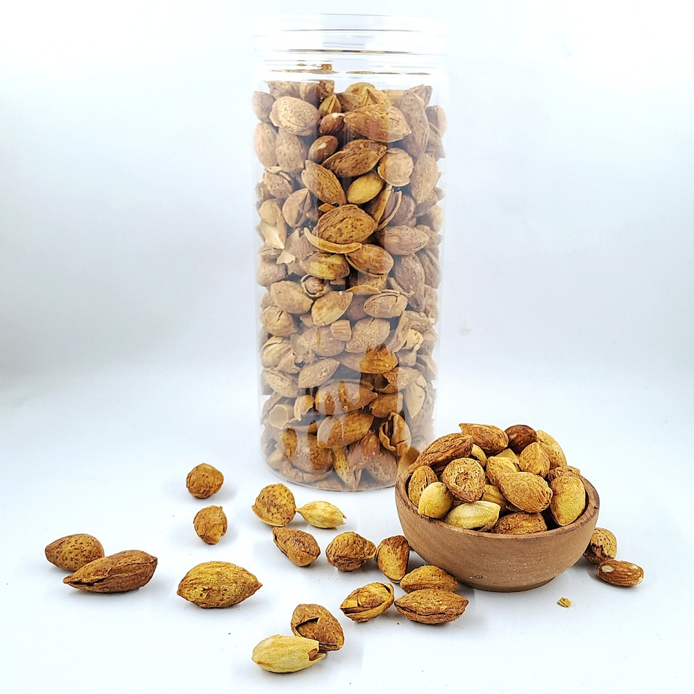 

Kacang Almond Panggang Toples 500 Gram Rasa Cream Milk