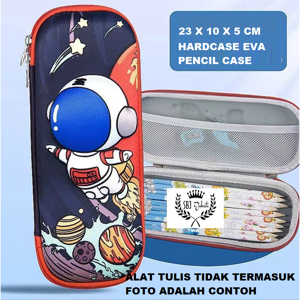 Kotak pensil seperti smiggle model 3D Hardcase Waterproof Tempat Pensil HARGA PROMO !!!