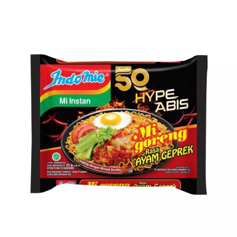 

Indomie Goreng Rasa Ayam Geprek 80gr