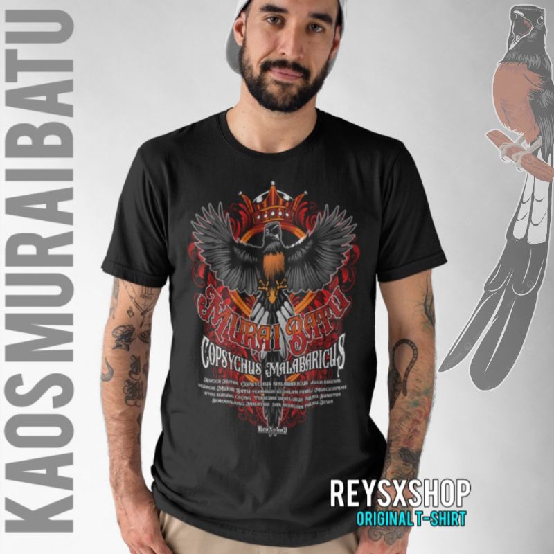 (HARGA PROMO) MURAI BATU / KAOS MURAI BATU / T-SHIRT MURAI / KICAU MANIA NEW DESAIN KAOS BURUNG MURA