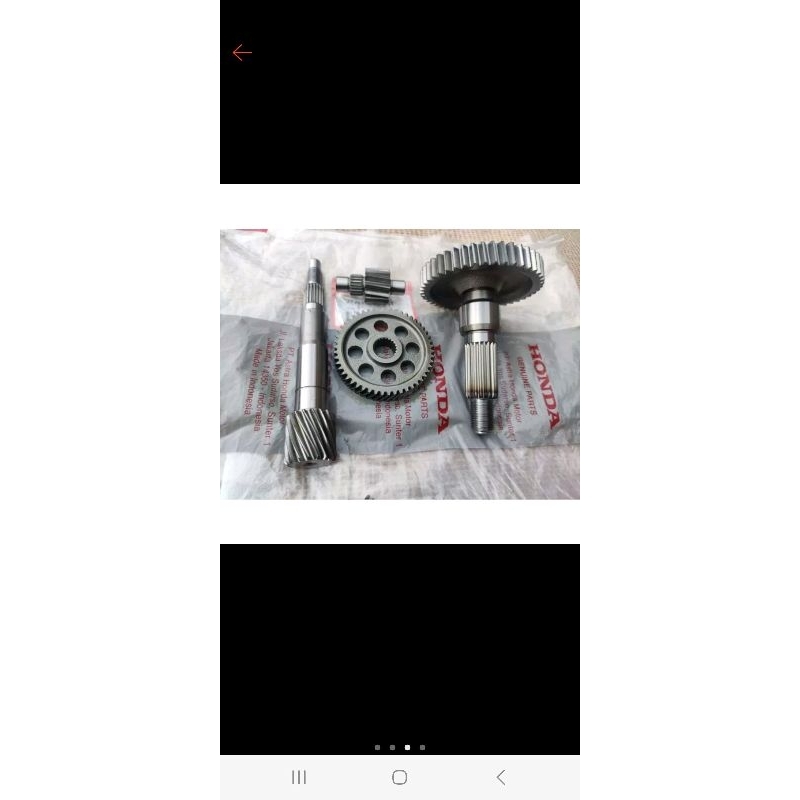 rasio ratio gearbox girbox honda beat esp vario110 scoopy scoopy12 stater alus acg original