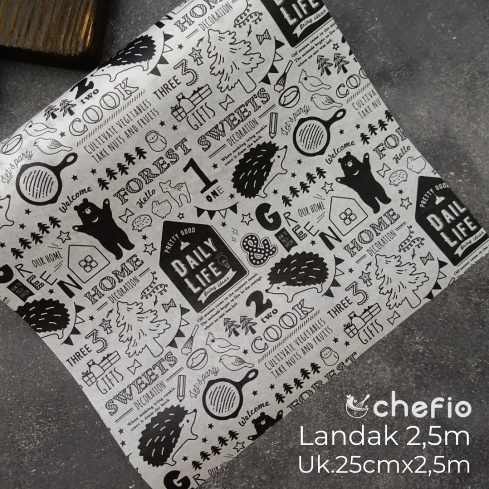 Chefio Baking Paper / Kertas Alas Loyang / Kertas Baking Anti Lengket