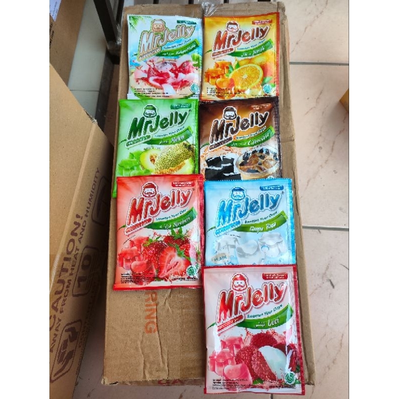 Bubuk Jelly instan - Merk Mr Jelly