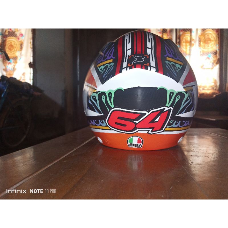 water decal helm motif nhk mandalika(BUKAN STIKER)