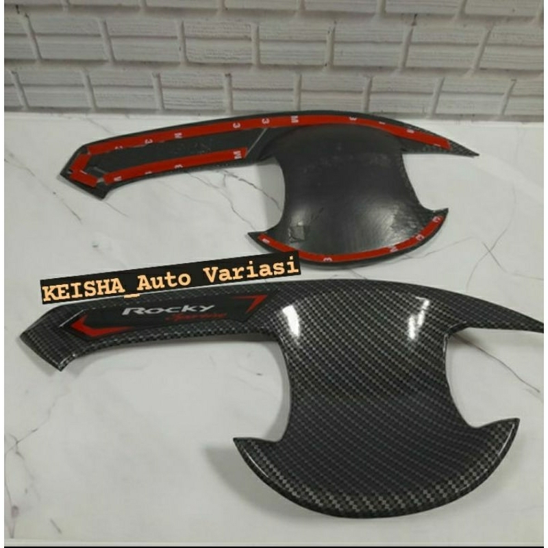ROCKY Outer Mangkok Handle Pintu Carbon DAIHATSU ROCKY 2021