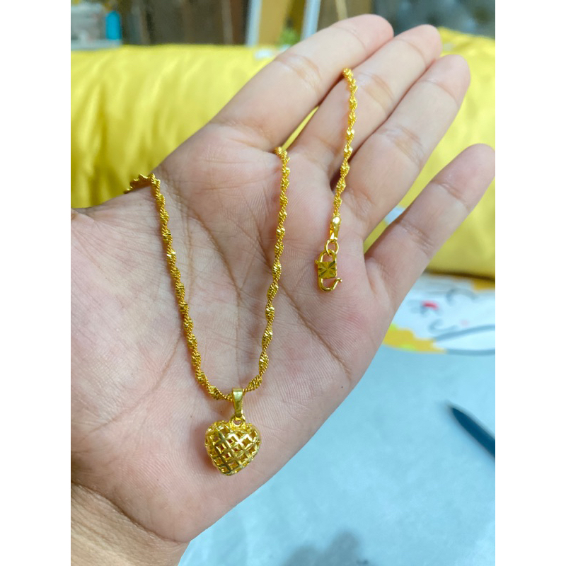 Kalung Plintir anak &amp; Liontin warna 24k