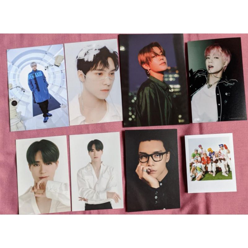 postcard jeno dreamvibe, 4x6 jeno, hendery sg23, johnny, yuta, jungwoo, polaroid candy