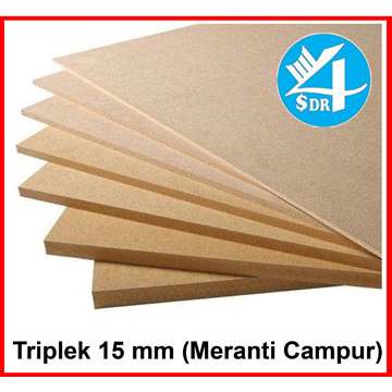 Triplek 15 mm Meranti Campur