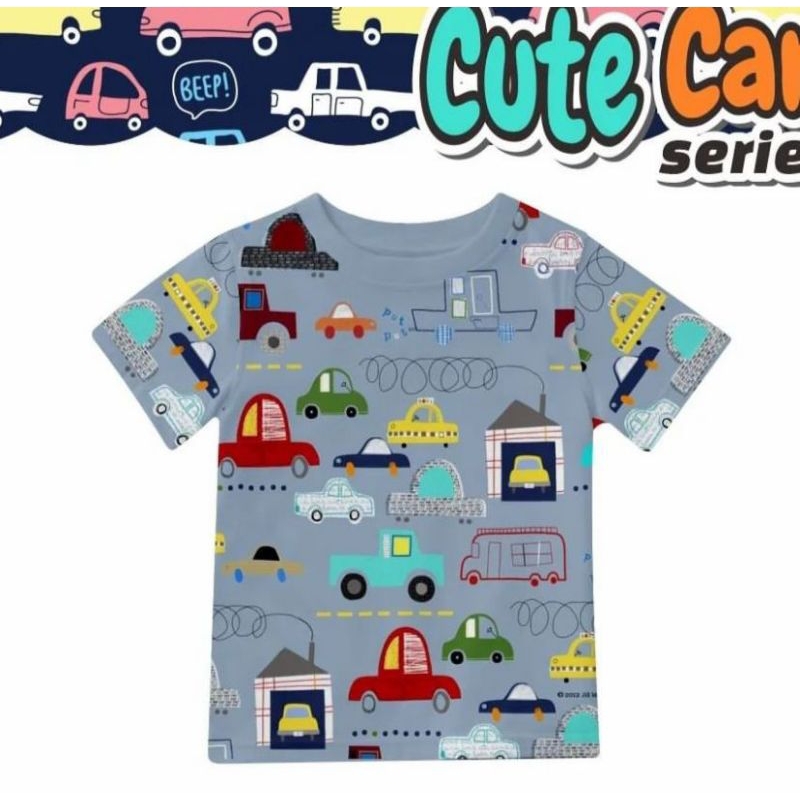 KAOS OSHKOSH BOY CUTE CARS