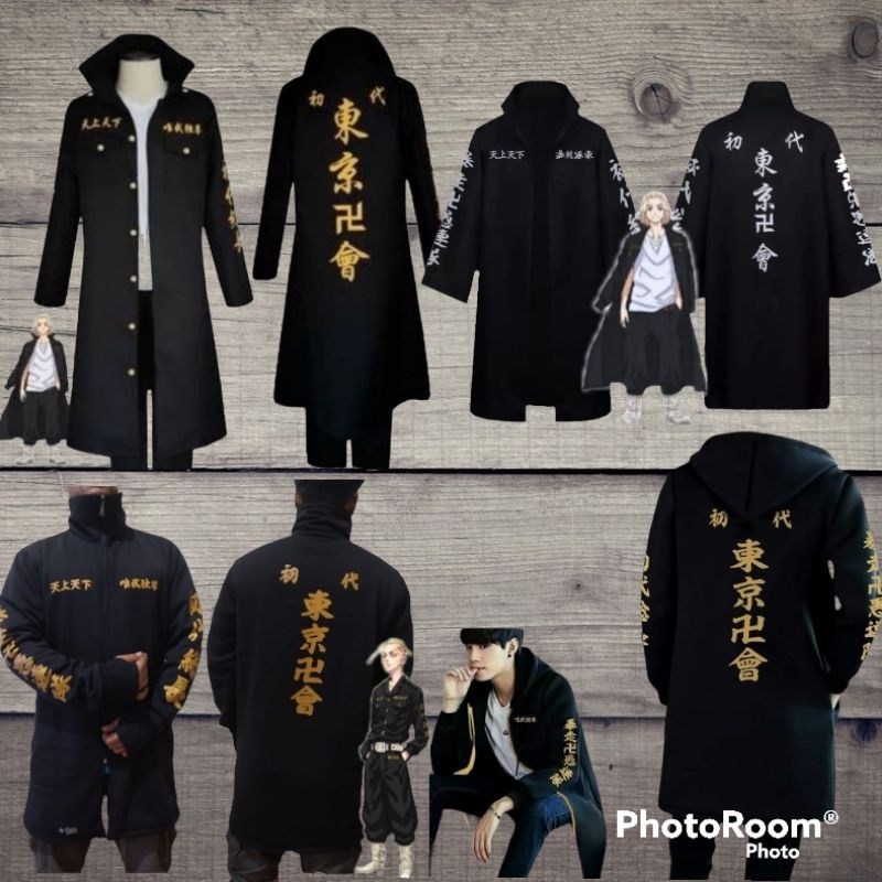 JUAL JUBAH JAKET SWEATER HOODIE ANAK COSPLAY PRIA WANITA ANIME TOKYO REVENGERS TOUMAN MANJI MIKEY DR