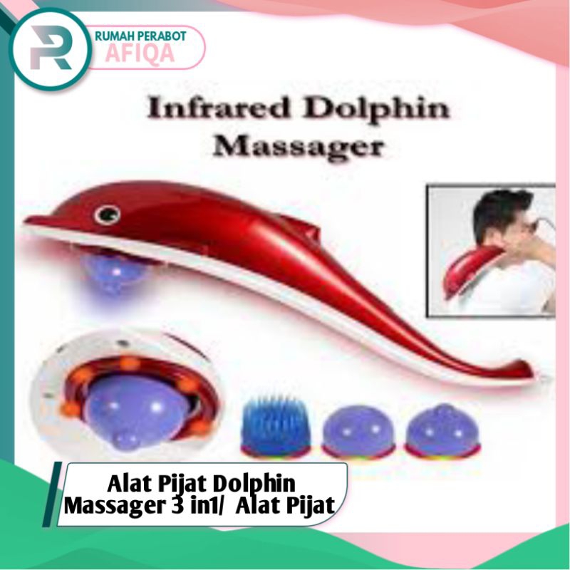 Alat Pijat Dolphin Massager 3 in1/  Alat Pijat / Alat Pijat Listrik