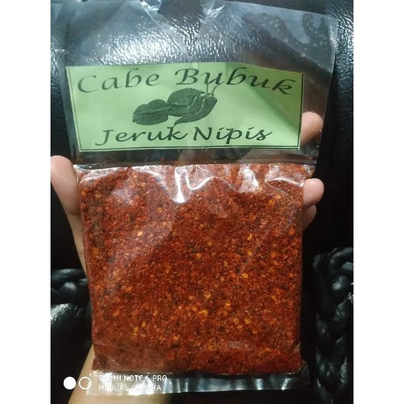 

Cabe Giling Bubuk Jeruk Nipis Pedas Alami