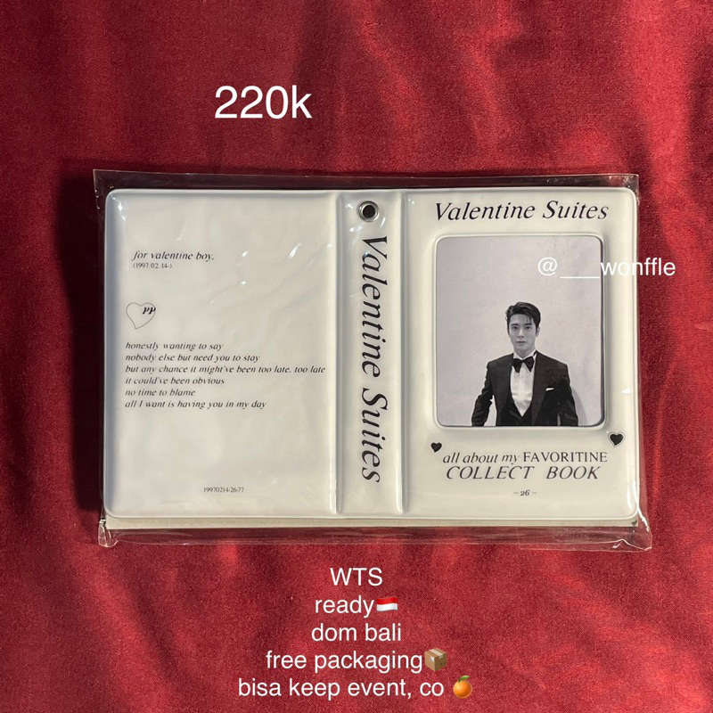 Collect Book Preloved NCT 127 Jaehyun Fansite Valentine Suites by pianissimo_jh