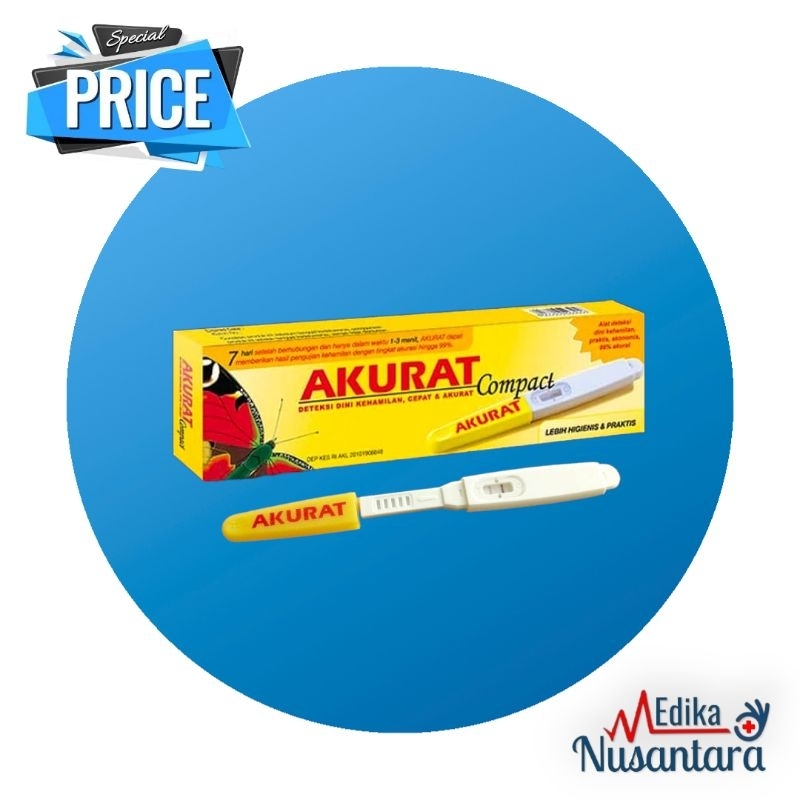 Alat Tes Uji Kehamilan Akurat Compact Testpack HCG Akurat Tes Kehamilan Pribadi