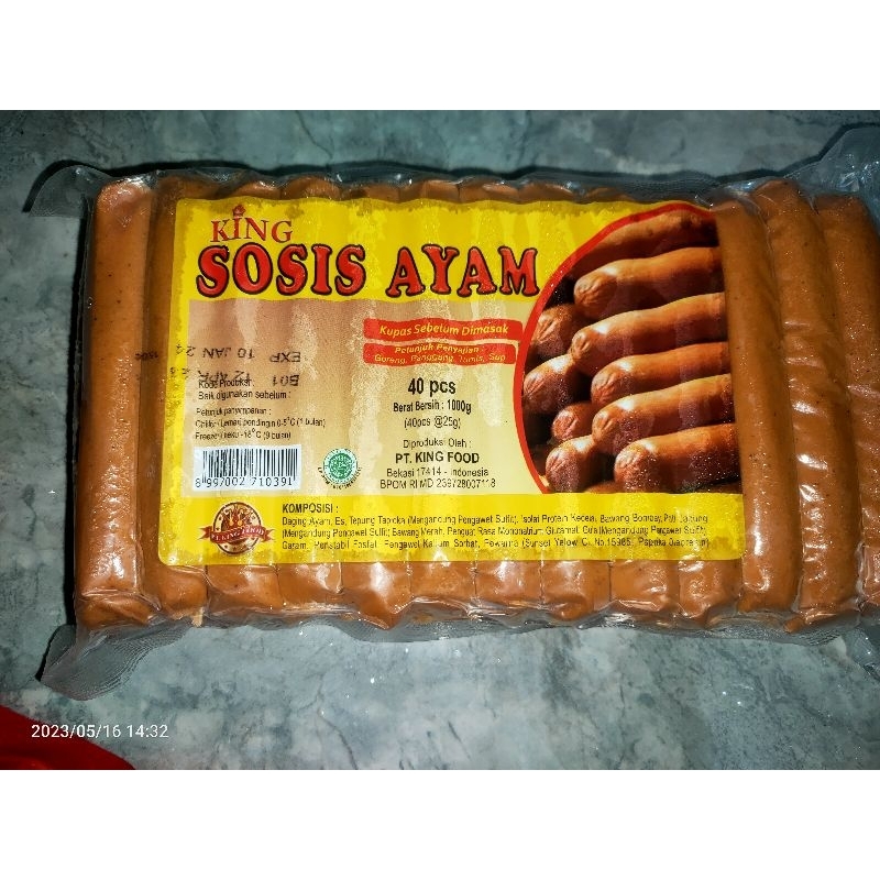 

KING SOSIS AYAM ISI 40PCS