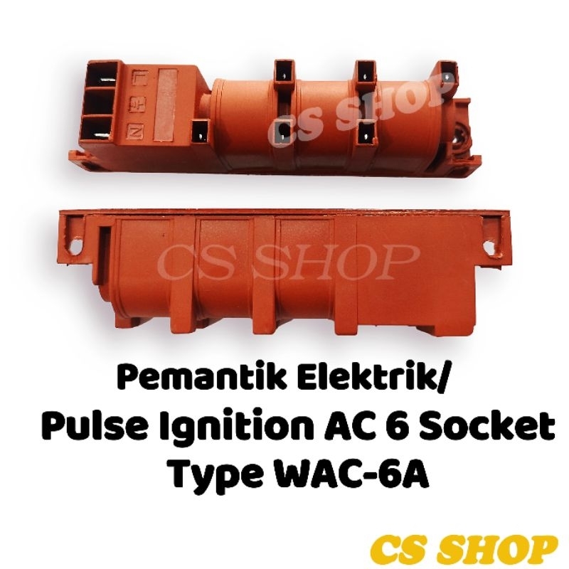 pemantik kompor listrik tanam modena 6 socket AC pulse ignition