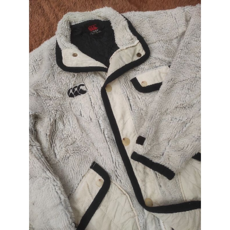 CANTERBURY SHERPA POLAR FLEECE QUILTED OUTDOOR SNOW BOARD CLIMB RUGBY GORPCORE JACKET