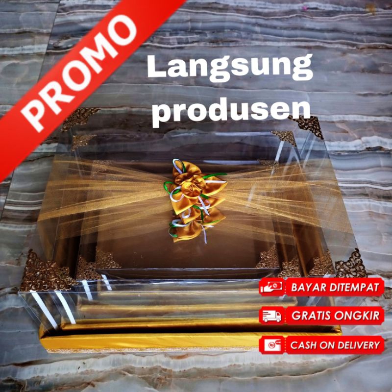 

Kotak Hantaran Versi Premium Full Sett Isi 4 BOX Termasuk Mika Tinggal pakai Kotak kado